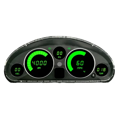 Miniatura 4 de Panel de medidor de repuesto digital LED compatible con Mazda Miata 90-98 Clúster de manómetro de repuesto directo (azul)