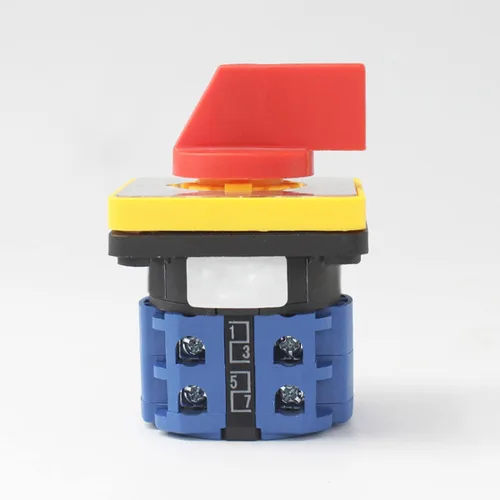 Miniatura 3 de 1 interruptor selector de cambio universal, interruptor de alimentación dual, 3 posiciones 8 terminales, interruptor de transferencia de potencia