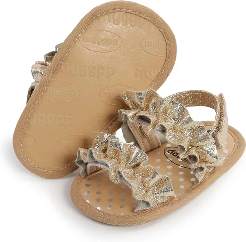 Miniatura 12 de Sandalias de verano para bebés, niñas y niños, unisex, antideslizantes, suela suave, transpirable, para primeros pasos, zapatos de playa al aire