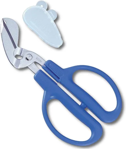 CANARY Tijeras de botella de plástico 6.3 "Tijeras artesanales para botella de agua, contenedor de plástico, hechas en Japón