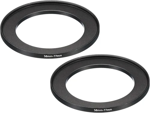 Miniatura 15 de PATIKIL Anillo elevador de metal de 1.594 in-1.693 in, paquete de 2 anillos adaptadores de filtro de lente de cámara, anillo adaptador de filtro