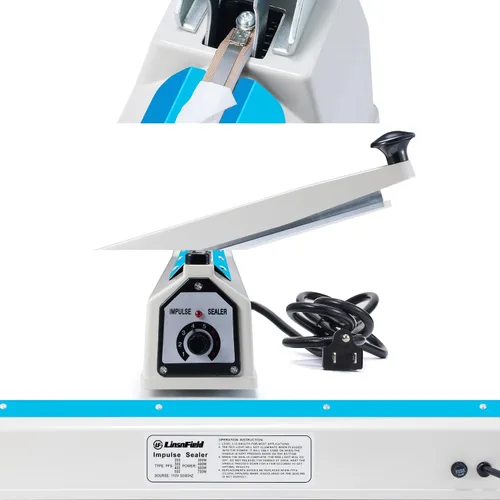 Miniatura 3 de Sellador Pro, Sellador térmico de impulso patentado de 8 pulgadas, Máquina de sellado de bolsas súper resistente de 2 mm de ancho de sellado con 2