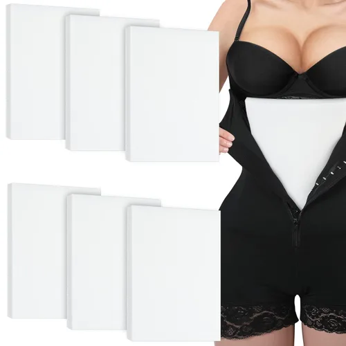 Sosation 6 almohadillas abdominales para después de la cirugía, láminas de espuma para recuperación después de la cirugía, para posteriores a la
