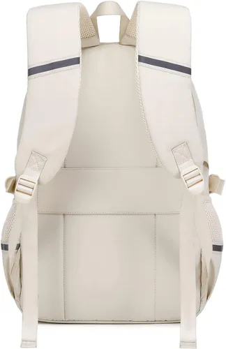 Miniatura 3 de Mochila grande para estudiantes con laptop de abshoo para mujeres universitarias, adolescentes de escuela secundaria y media, bolsa de libros, Beige