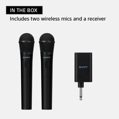 Miniatura 3 de Sony ULT MIC Micrófono Inalámbrico para Karaoke con Batería de 20 Horas, Incluye Dos Micrófonos Inalámbricos y Receptor (UOULTMIC1)