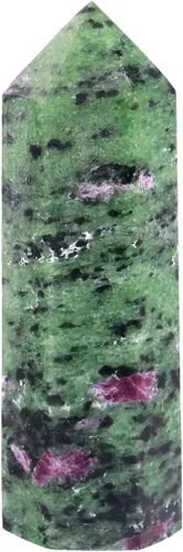 Miniatura 8 de SUNYIK Varita de puntos de cristal curativo de piedras preciosas, prisma de varita de un solo terminado para meditación, obsidiana negra Negro