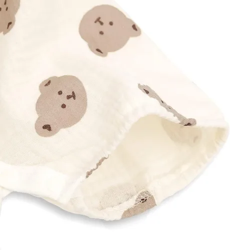 Miniatura 4 de Newborn Muslin Robe Baby Kimono Onesie Infant Cotton Romper 0-24 Months