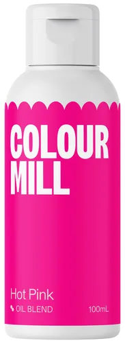 Colour Mill - Colorante de alimentos a base de aceite, 100 mililitros (Rosa Caliente)