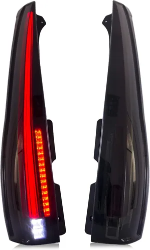 YUANZHENG Conjunto de luces traseras LED completas para [Cadillac Escalade 3ª generación SUV 2007 2008 2009 2010 2011 2012 2013 2014] Lámpara Humo