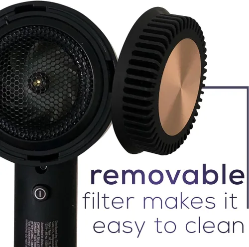 Miniatura 8 de Beurer HC35 - Secador de pelo compacto de 1500 W, tecnología iónica que reduce el encrespamiento, secador de pelo de viaje ligero y portátil con 4