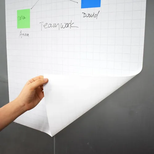 Paquete de 15 hojas estáticas de borrado en seco, papel tapiz de pizarra blanca de 31.5 x 24 pulgadas, adhesivo de borrado en seco para pared