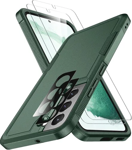 Miniatura 56 de SPIDERCASE Funda para Samsung Galaxy S22, [protección contra caídas de grado militar de 10 pies], paquete de 2