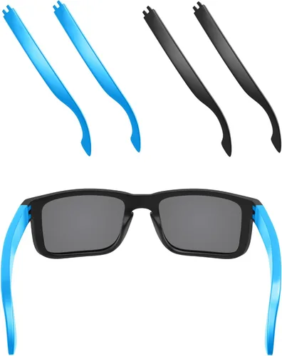 Miniatura 13 de EZReplace 1 par/2 pares de patillas de repuesto para gafas de sol Oakley Holbrook OO9102 OO9244/Holbrook XL OO9417 Negro