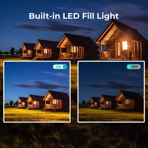 Miniatura 4 de Cámara de video videocámara 2.7K 48MP, cámara de vlogging para YouTube con luz de relleno, 3 pulgadas, 270° 18X, zoom digital, pantalla abatible