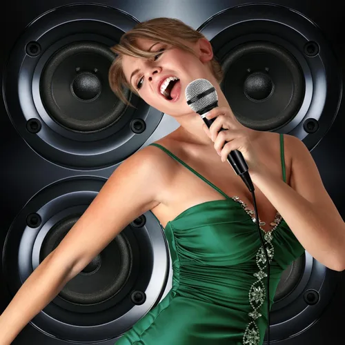 Miniatura 4 de Facmogu Juego de 3 micrófonos falsos, micrófono de plástico multicolor para disfraz de karaoke, accesorios de micrófono para Halloween, Navidad