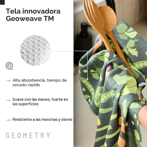 Miniatura 4 de GEOMETRY Toallas de Cocina de Té - Toallas de Platos de Microfibra de Secado Rápido para Cocina Spring Sprout, 18" x 30" 1 Paquete Brote de primavera