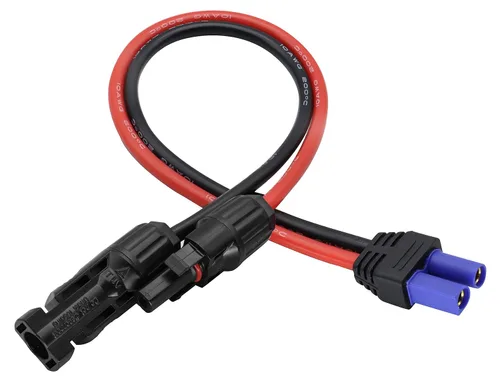 Miniatura 7 de Cable 10AWG MC-4 a EC-5 Adaptador de panel solar a cable de alimentación EC5 hembra, cable de carga EC5 a batería de litio para batería