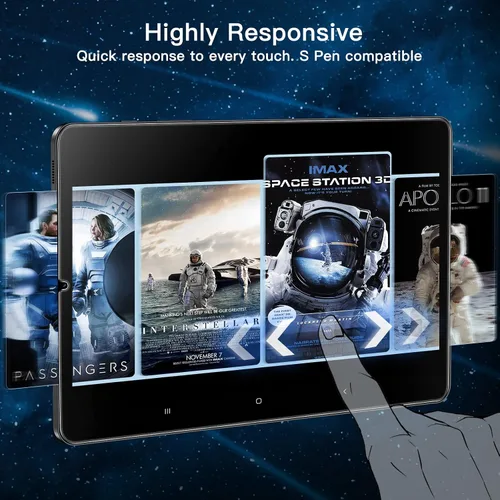 Miniatura 6 de JETech Protector de pantalla para Samsung Galaxy Tab S6 Lite (10.4 pulgadas, modelo 2024/2022/2020) con marco de fácil instalación, película