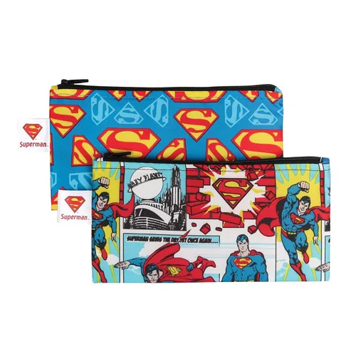 Miniatura 9 de Bumkins - Bolsas reutilizables para snacks, para almuerzo escolar de niños y porciones para adultos, tela lavable, bolsa con cierre de tela