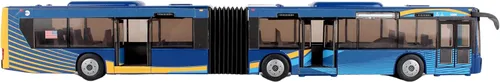 Miniatura 4 de Daron MTA Autobús de la Ciudad de Nueva York 16" Autobús Articulado RT8571 Juguete, Azul, Marrón