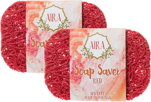 Miniatura 15 de Aira Jabonera - Plato para Jabón y Accesorio de Soporte de Jabón - Portajabones sin BPA para Ducha y Baño - Fabricado en EE. UU. - Drena el Agua
