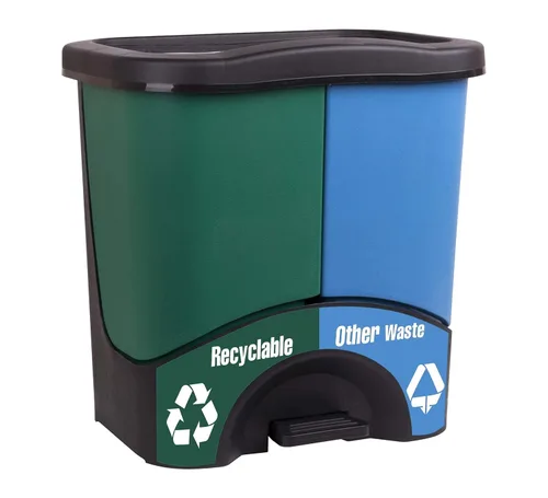 Miniatura 13 de Mintra Home Contenedores de basura (morado, 12 litros (3 galones), paquete de 2