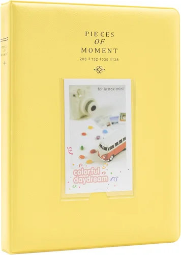 Miniatura 6 de Ablus Mini álbum de fotos de 128 bolsillos, se adapta a Fujifilm Instax Mini 11 Mini 9 Mini 8 Mini 90 Mini 25, Polaroid Snap PIC-300, Kodak Mini Azul