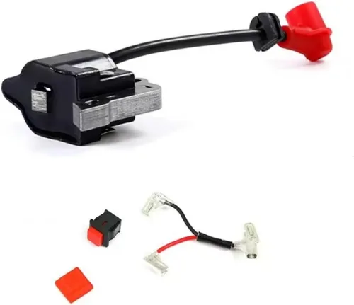 Miniatura 3 de Bobina de encendido mejorada con tapa roja para motores Zenoah Chongyang 23CC-36CC - Compatible con HPI Baja 5B 5T 5SC y FG REDCAT RC Cars
