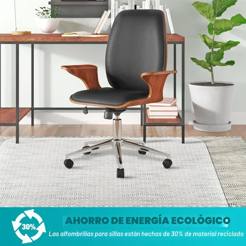 Miniatura 8 de Tapete para silla de oficina, tapete transparente para silla de escritorio de computadora para suelos de moqueta bajos, protector de alfombra grueso