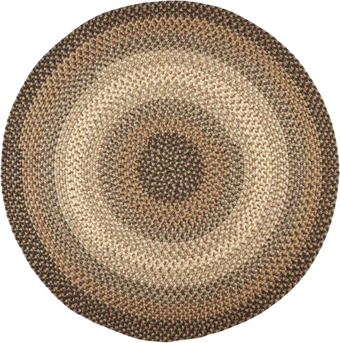 Miniatura 41 de Rhody Rug Easy Living EL33 Taupetone - Alfombra ovalada trenzada de 4 x 6 pies, decoración del hogar, tapete para piso o dormitorio, de fácil