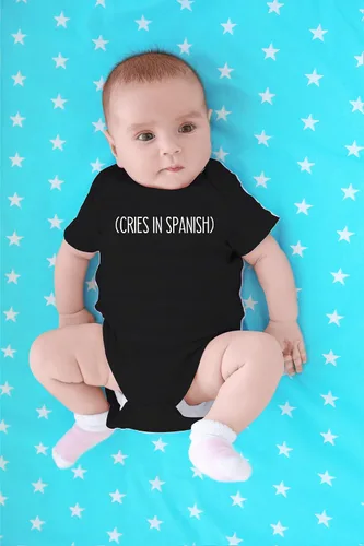 Miniatura 4 de CBTwear Lloros en español - Familia bilingüe divertida - Lindo body de bebé de una pieza