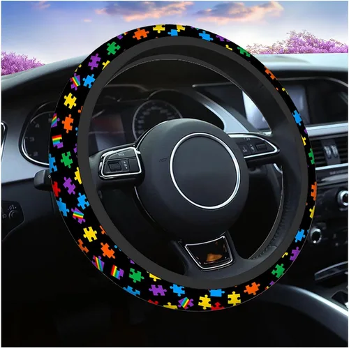 Miniatura 18 de Swono - Fundas para volante de coche con diseño de patas de gato, lindas patas de gatito o patas de perro, universal para mujeres, niñas, de Cat Paws