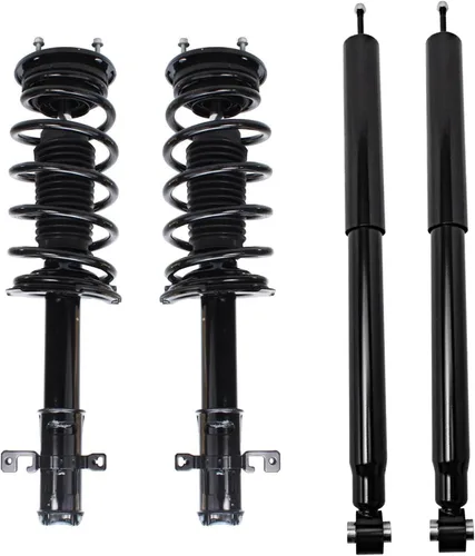 Miniatura 75 de Detroit Axle - Amortiguadores de puntales para Nissan Sentra 2007-2012 [Base S SL SR] Puntales delanteros completos con amortiguadores traseros