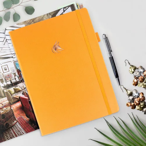Miniatura 7 de Clever Fox Planner Pro Premium - Lujosa agenda semanal y mensual con organizador de presupuesto para productividad y objetivos, sin fecha, A4