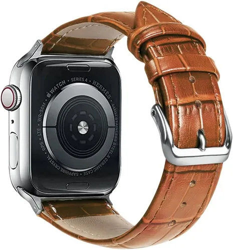 Miniatura 14 de Compatible con correas de Apple Watch de 1.929 in, 1.811 in, 1.772 in, 1.732 in, 1.654 in, 1.614 in, 1.575 in, 1.496 in, correa de repuesto de piel