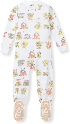 Miniatura 30 de Burt's Bees Baby Pijama para bebé niña, 100% algodón orgánico, pijama de una pieza, overol diagonal con cremallera, ajuste cómodo