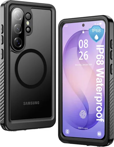 Miniatura 20 de ANTSHARE Funda magnética para Samsung Galaxy S25 FE, impermeable, con protector de pantalla integrado y protección de cámara