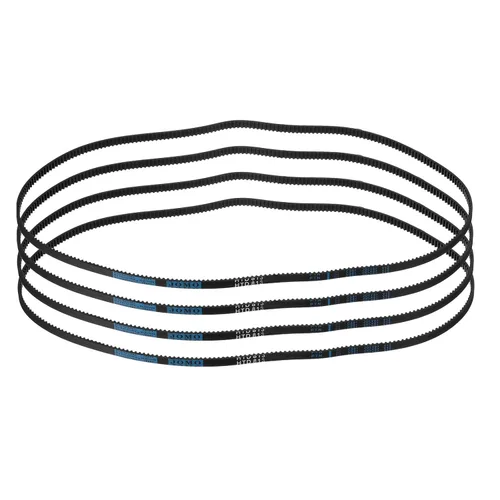 Miniatura 87 de uxcell 4pcs HTD-3M correa dentada de goma 60 dientes, 7.087 in de longitud de paso x 0.236 in de ancho x 0.094 in de altura, correa de distribución