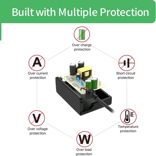 Miniatura 4 de Cargador de pared micro USB de 5V 2A, adaptador de fuente de alimentación micro USB AC/DC 5V para Raspberry Pi Zero, Kindle Paperwhite, Echo Dot