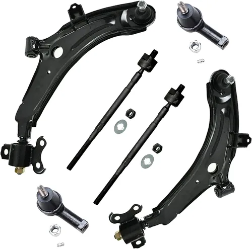 Miniatura 295 de Detroit Axle - Kit de extremo delantero para Chrysler 300 Dodge Charge Challenger 2011-2023, 2 brazos de control inferiores traseros 2 rótulas