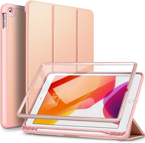 Miniatura 10 de SURITCH para iPad de 9ª/8ª/7ª generación, Funda iPad 10.2, [Protector de Pantalla Integrado] [Soporte para Lápiz] Funda de Cuero Ligera Cubierta