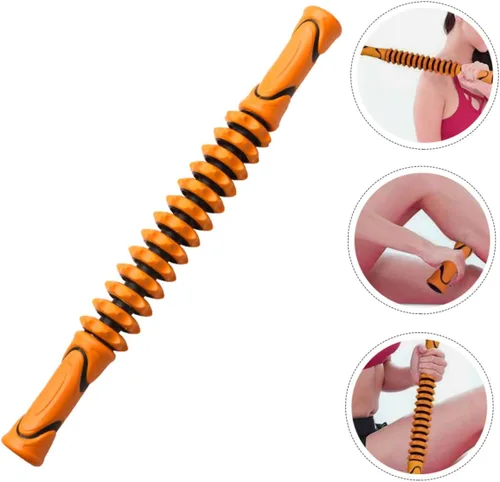 Miniatura 9 de Healeved Palo de masaje con pinchos, rodillo de yoga, masajeador de mano, rodillo de pantorrilla, masajeador de espalda de mano, punto de gatillo