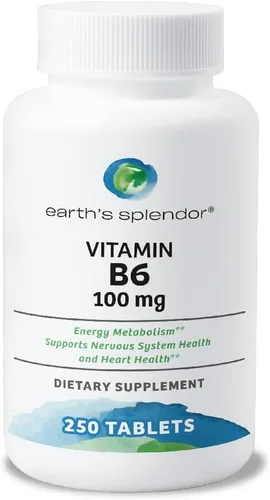 Miniatura 25 de Suplementos de energía Earth's Splendor, con vitamina B12, sin color ni sabor artificial, sin gluten, apoyo para el metabolismo energético
