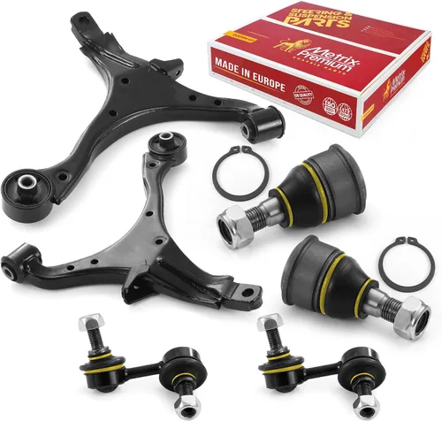 Miniatura 32 de Metrix Premium Chassis Parts - Kit de suspensión delantera de 10 piezas para BMW X5 2007-2013, BMW X6 2008-2014, reemplazo, fabricado en Europa