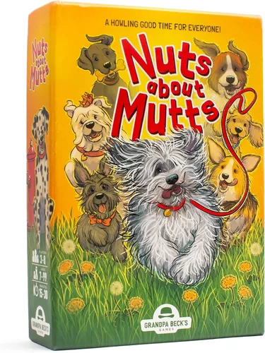 Grandpa Beck's Games Nuts About Mutts - Juego de cartas de eliminación de manos para la familia, para niños, adolescentes y adultos, de The Creators