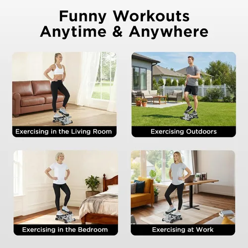 Miniatura 4 de Efitment Mini stepper steppers para ejercicio en casa Escalera Cardio Muslo Master Equipo de entrenamiento Fitness Pedal Ejercitador Pedales