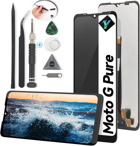 Pantalla LCD para Motorola Moto G Pure Reemplazo de pantalla táctil Pantalla LCD Digitalizador Asamblea para Motorola Moto G Pure Reemplazo con kit