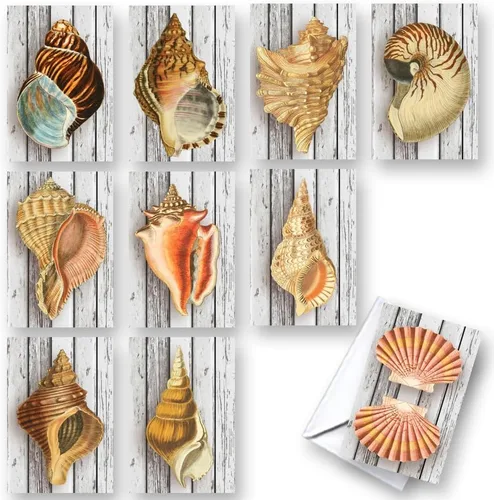 Miniatura 7 de Wright Home & Gift Tarjetas de felicitación en acuarela con paisajes para cualquier ocasión, con espacio en blanco para notas Juego de surtido a
