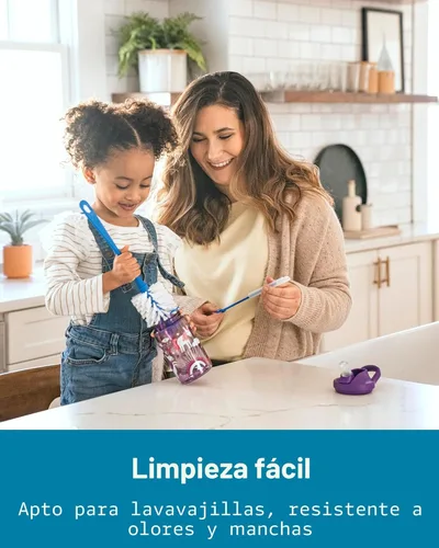 Miniatura 5 de CamelBak Eddy+ Kids Water Bottle with Bite Valve Straw, Leak‑Resistant Easy‑Sip Design for Everyday Hydration, 14oz Kids Naranja animales