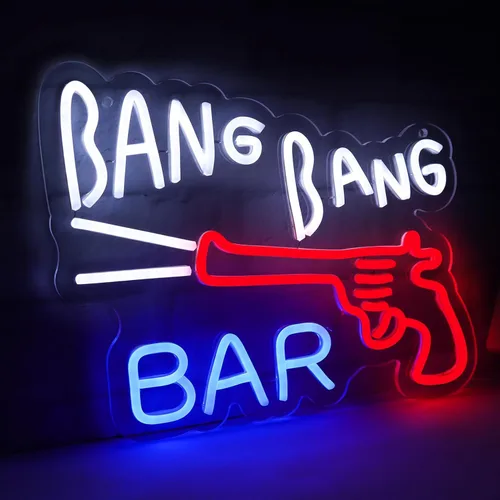 Miniatura 19 de Letreros de neón Bikini Crs LIGHT para decoración de pared, luces de neón para negocios, letreros LED adecuados para cueva de hombres, restaurante